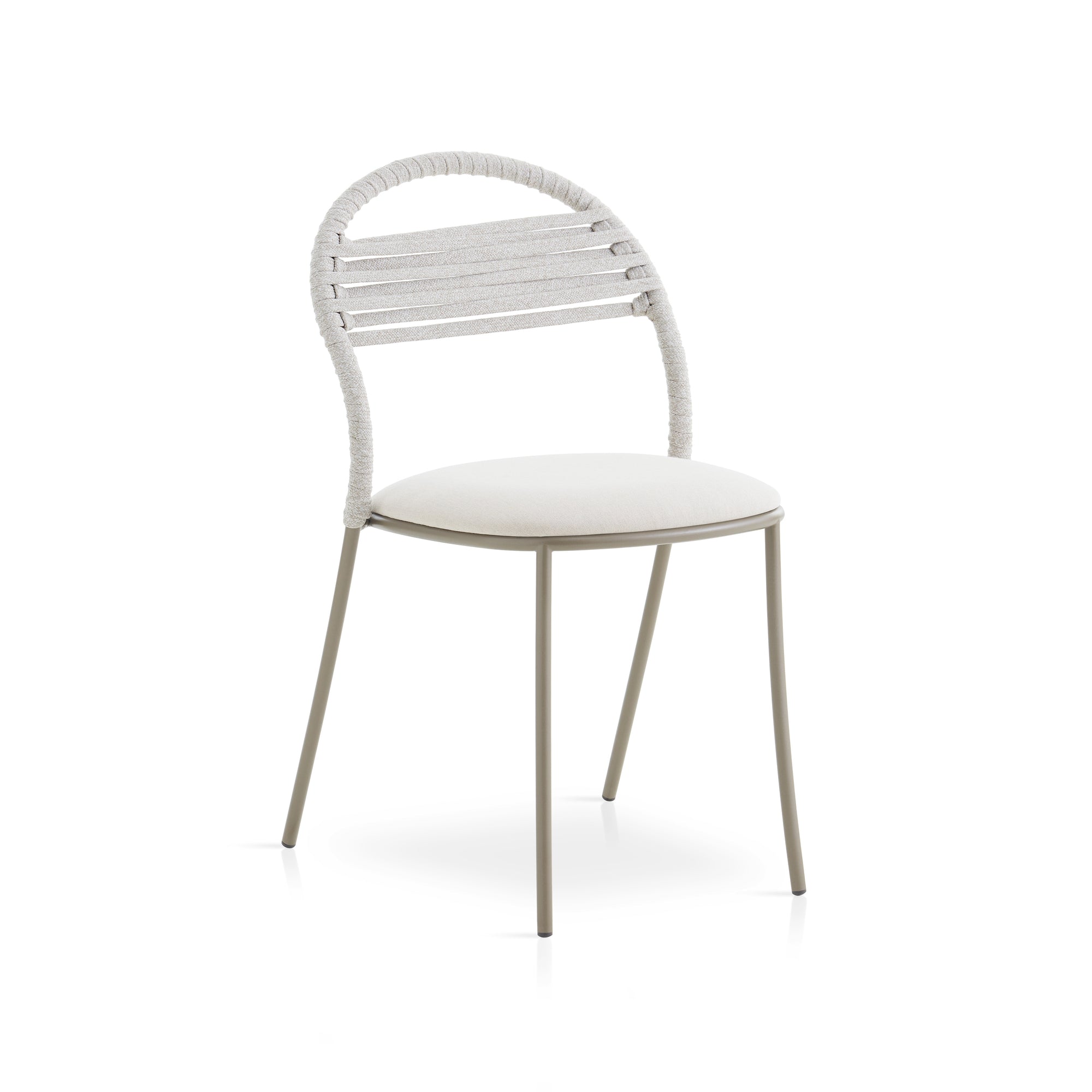 expormim Petale Stuhl mit Seil im horizontalen Muster 2er Set