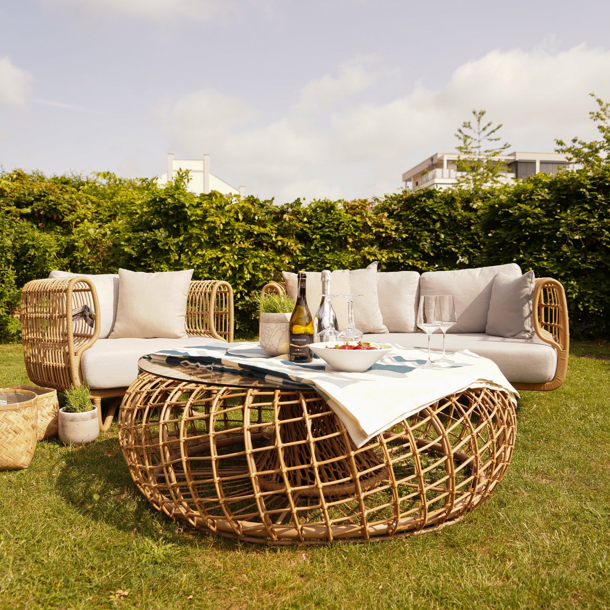 garten lounge mit aufbewahrung Luxuriöse Garten Lounge von Cane-Line: Kollektion Nest für Ihr Zuhause – Garten‑Stuhl