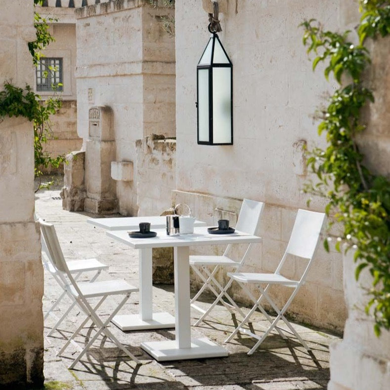 Unopiù Conrad Gartentisch 70 × 70 cm aus Eisen – Garten‑Stuhl