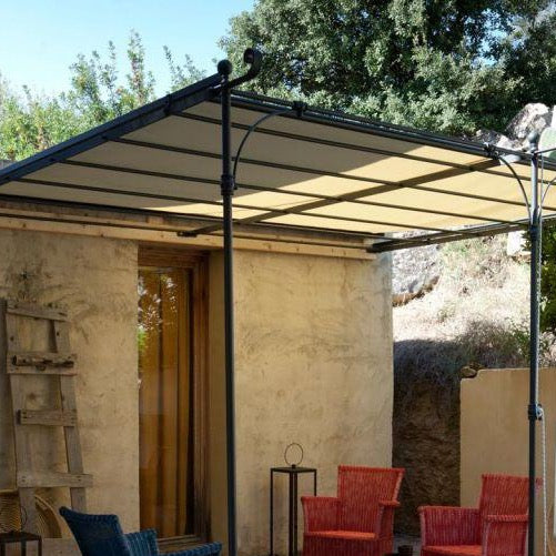 unopiu sonnensegel Federzugrollo für Unopiu Solaire Pergola – Hochwertiger Sonnenschutz – Garten‑Stuhl