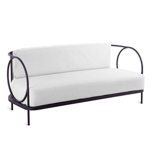 Unopiù Ariete – Sofa aus Gusseisen, Bronze-Optik