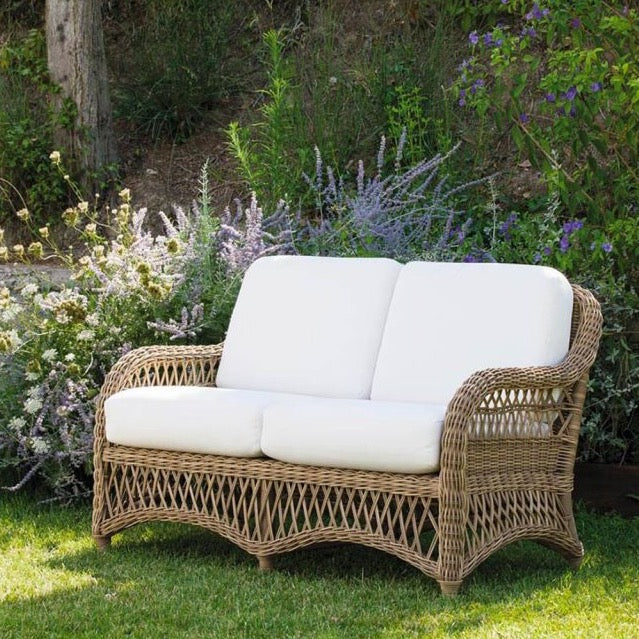 Unopiù Olimpia Sofa 134 cm – 2-Sitzer, WaProLace® Wicker Natural