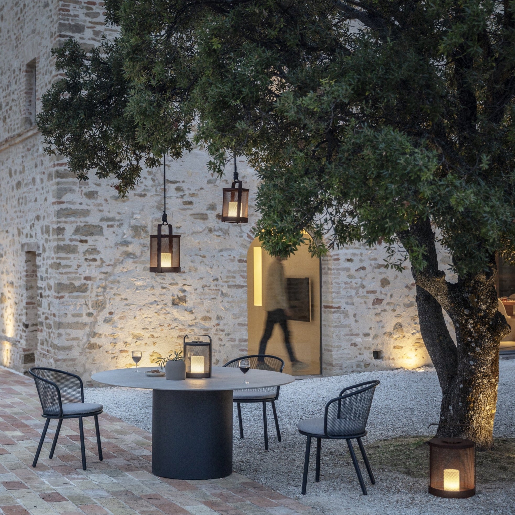 Todus Baza modulare Outdoor-Lounge aus Edelstahl