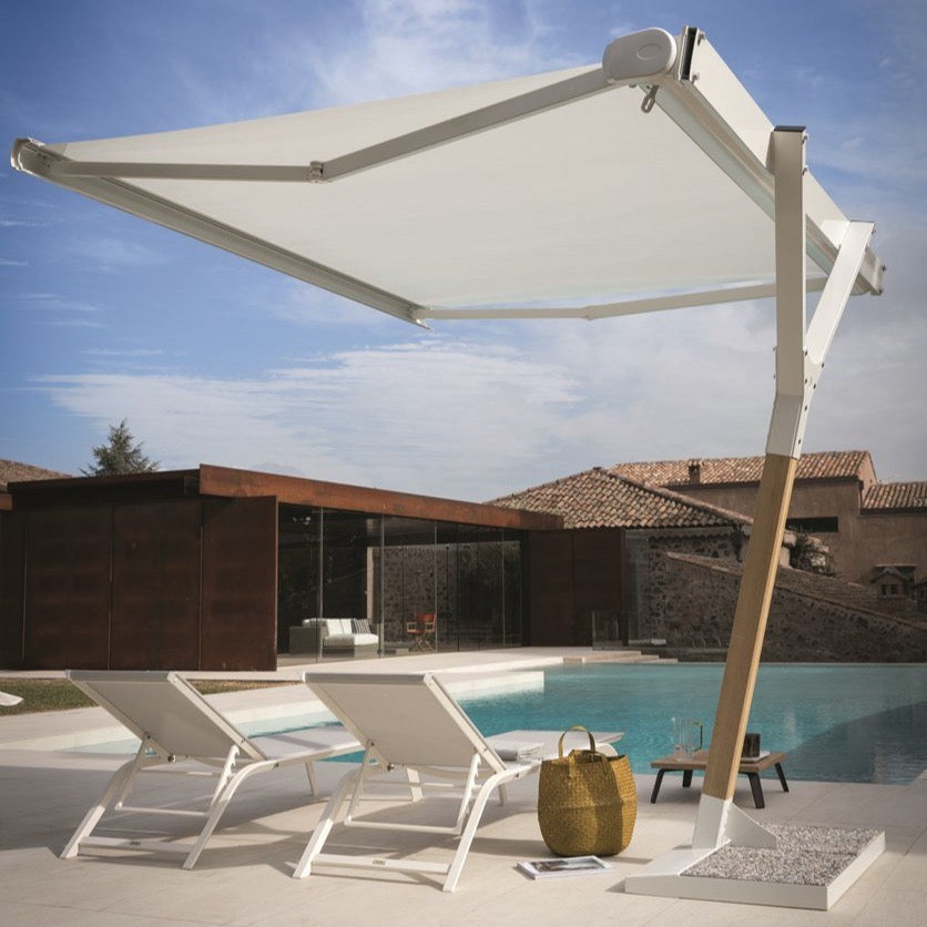 Rechteckige Sonnenschirme – großer Schatten, modernes Design