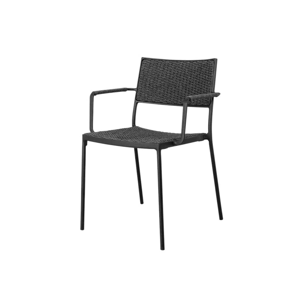 Cane-Line I Less Armlehnenstuhl mit Soft Rope