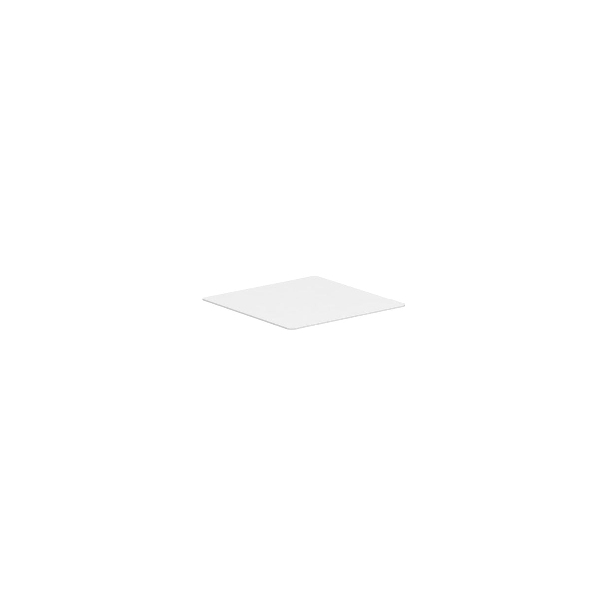 Royal Botania Alura Lounge Tischplatte – 80 × 80 cm · Keramik weiß (white)