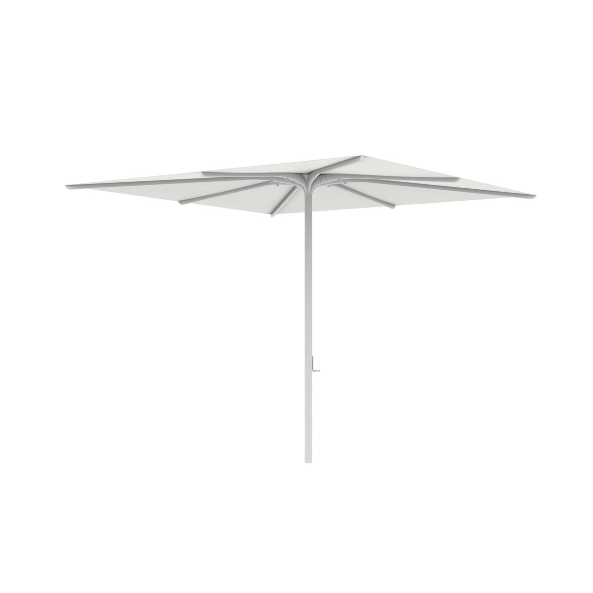Royal Botania Bloom Sonnenschirm 2,75 x 2,75 m, Gestell weiß, Bespannung weiß (white)