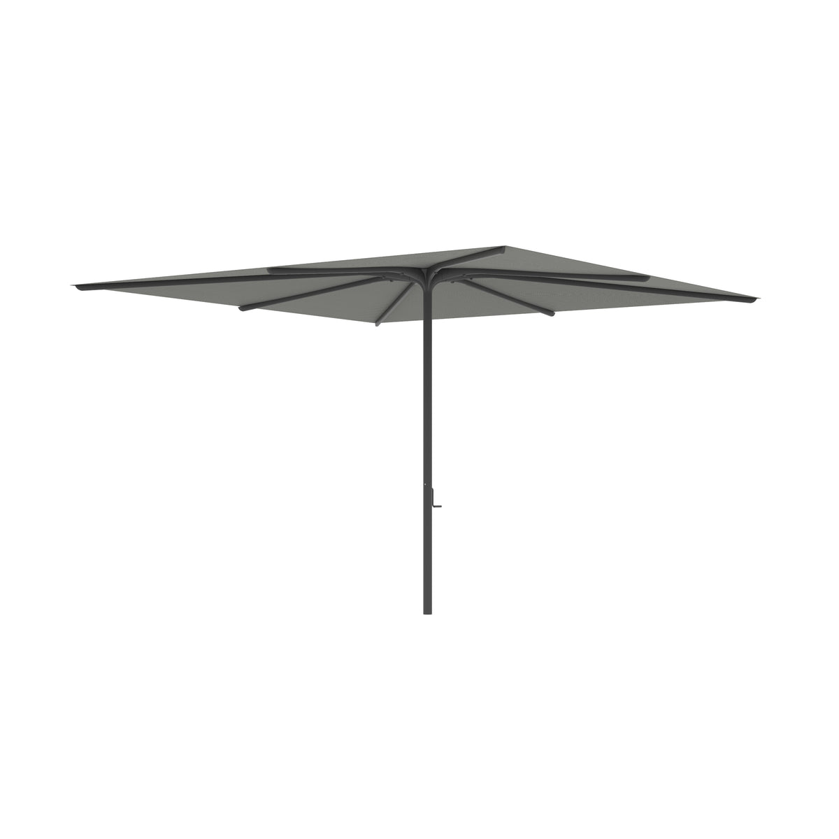 Royal Botania Bloom Sonnenschirm 3,4 x 3,4 m, Gestell anthrazit, Bespannung rock