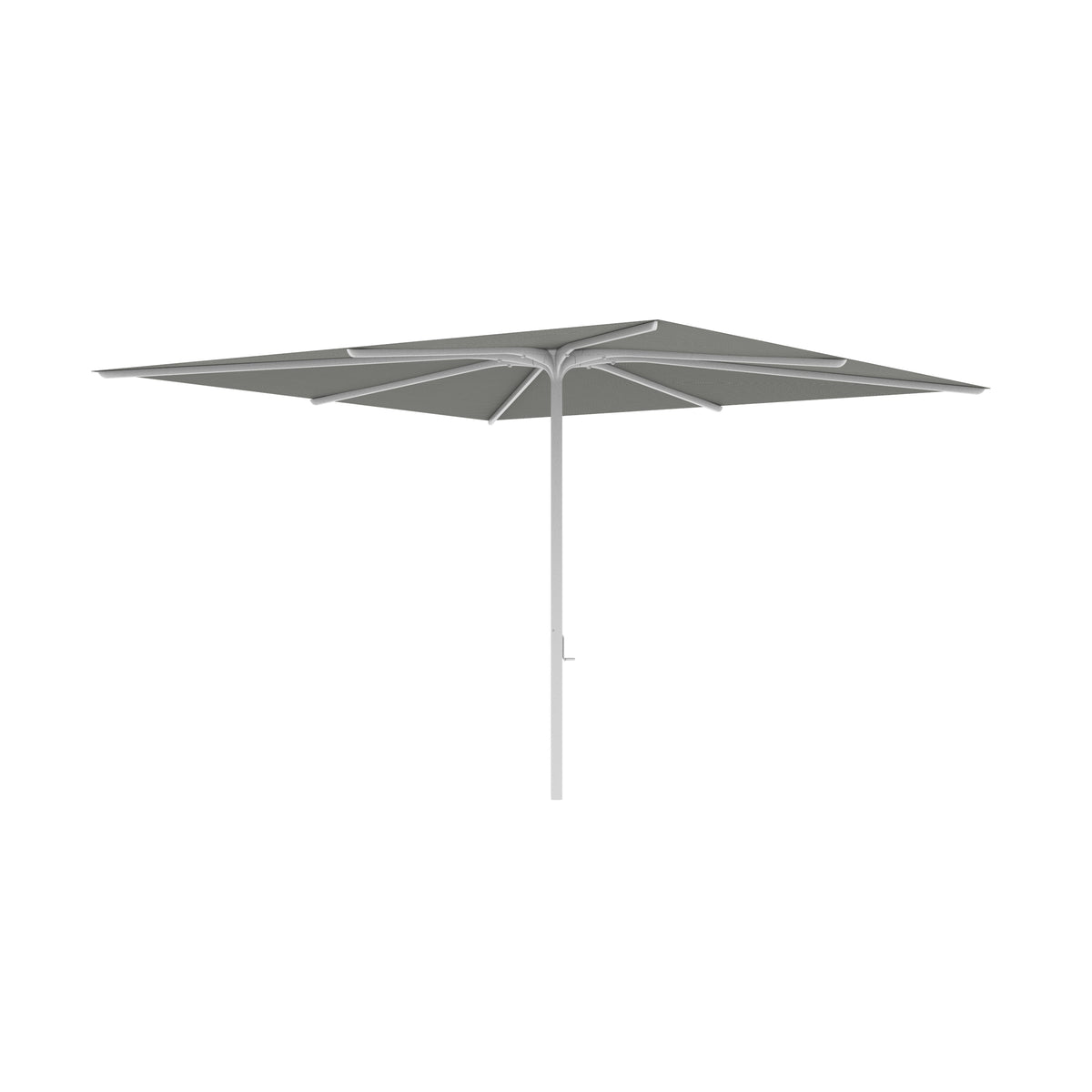 Royal Botania Bloom Sonnenschirm 3,4 x 3,4 m, Gestell weiß, Bespannung rock