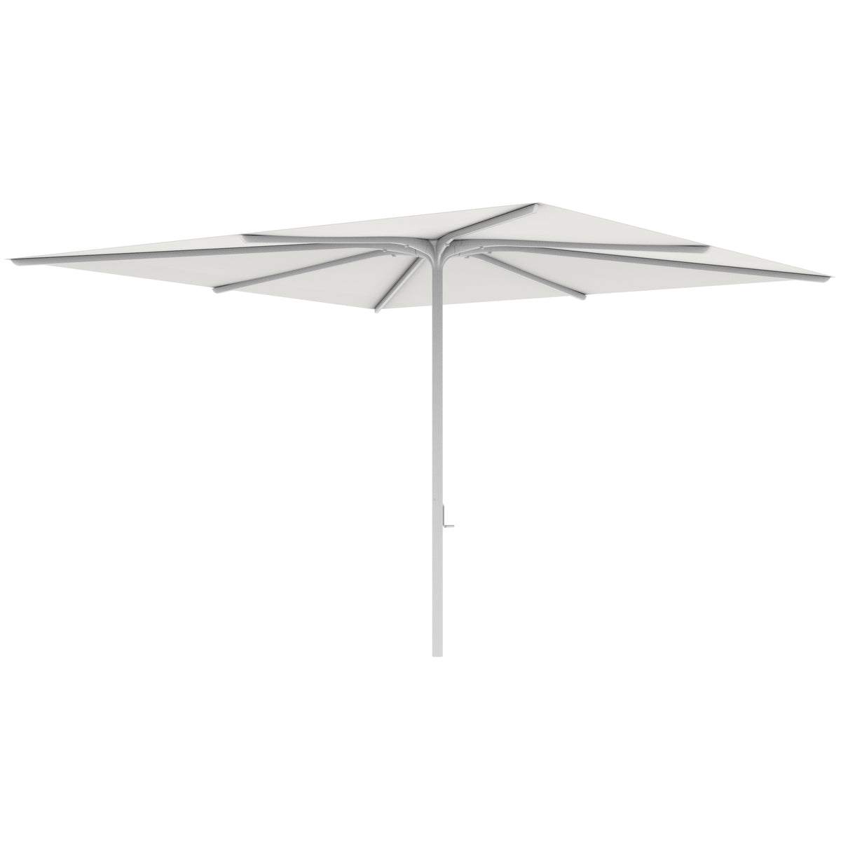 Royal Botania Bloom Sonnenschirm 3,4 x 3,4 m, Gestell weiß, Bespannung weiß (white)
