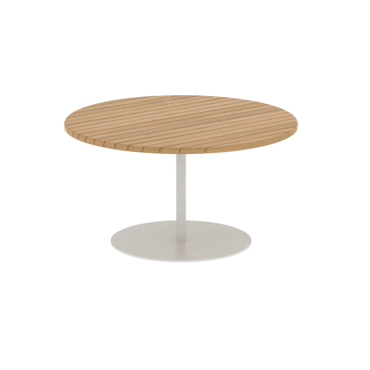 Royal Botania Butler Loungetisch 90 cm – weiß · Teak