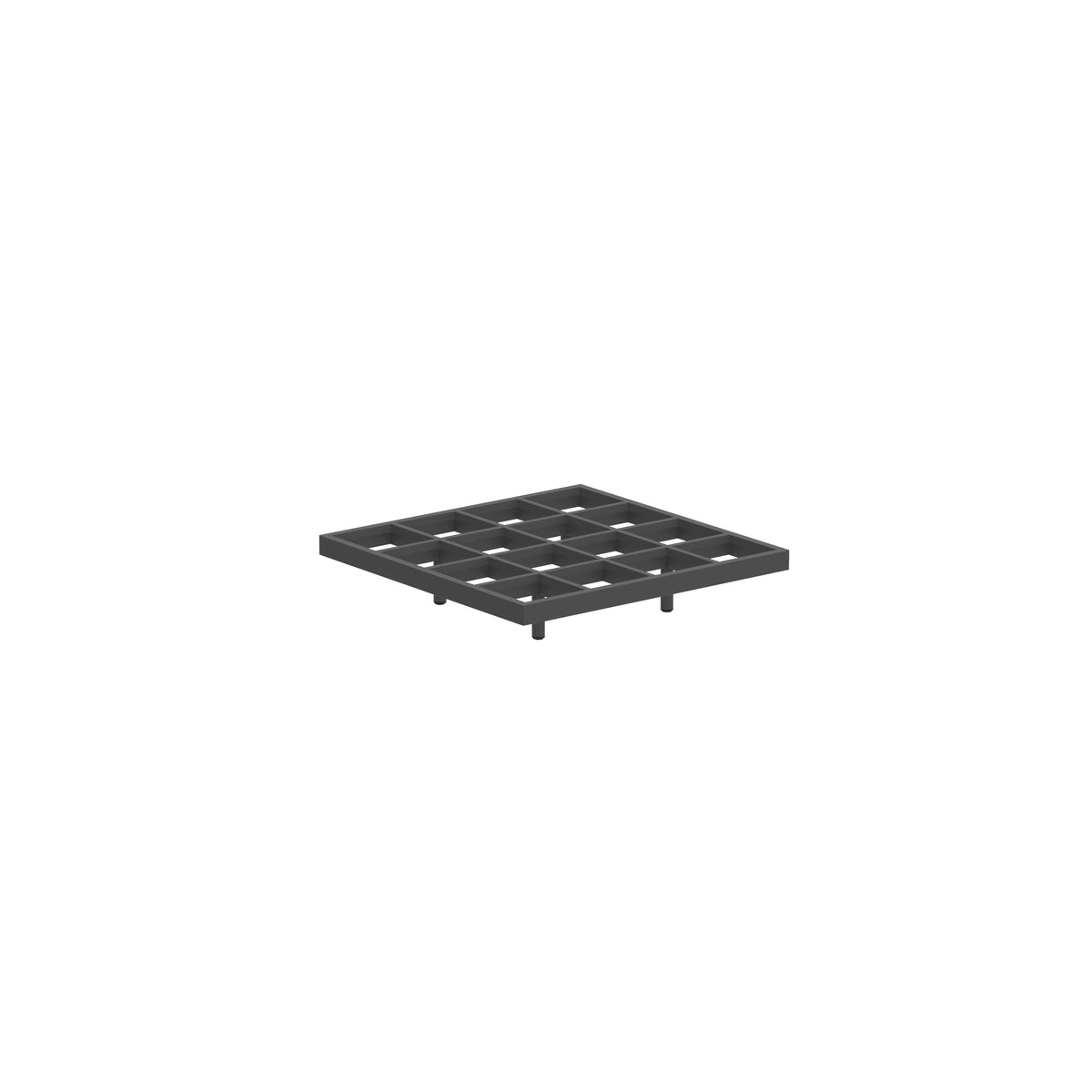 Royal Botania Mozaix Lounge Element Aluminium 100 x 100 cm, anthrazit
