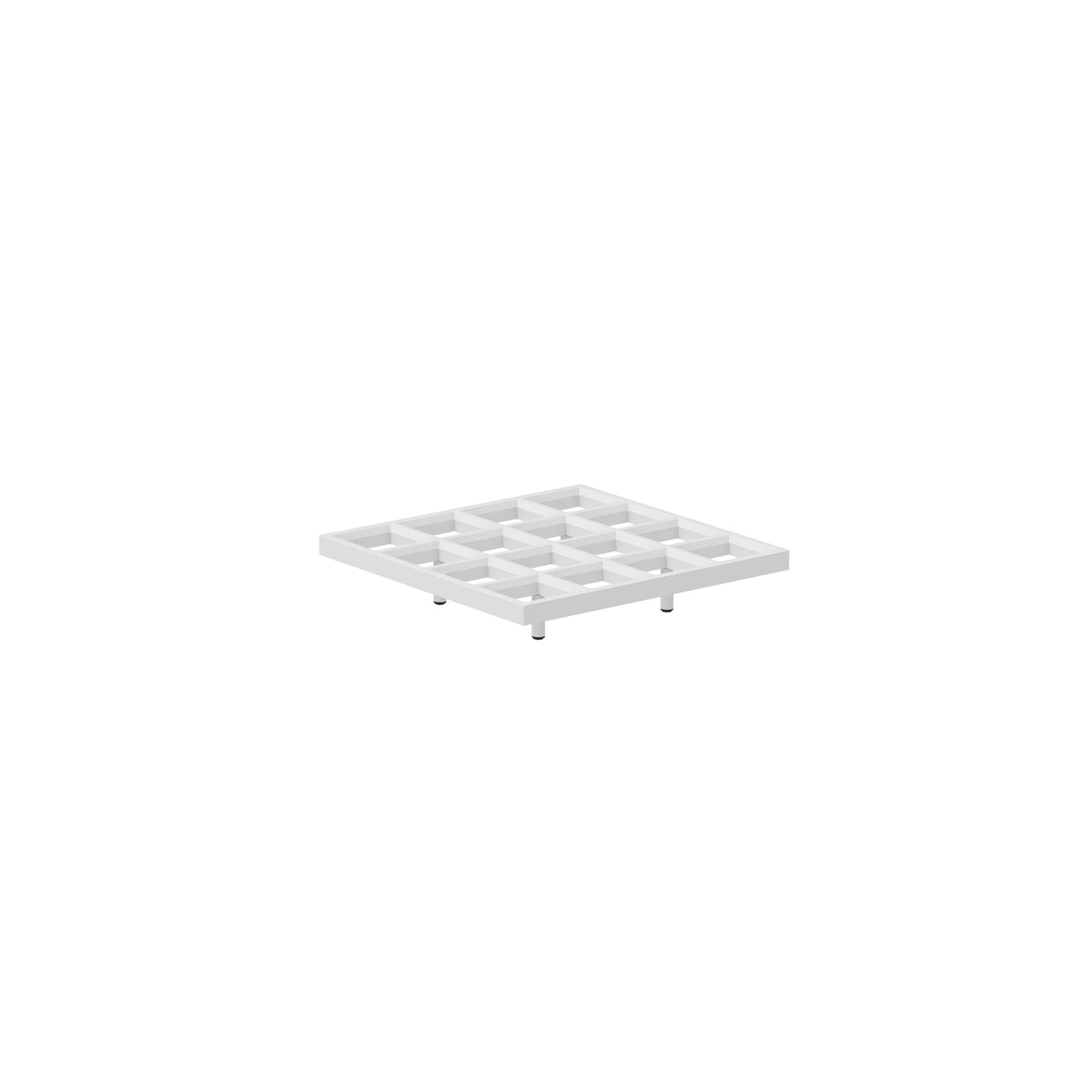 Royal Botania Mozaix Lounge Element Aluminium 100 x 100 cm, weiß