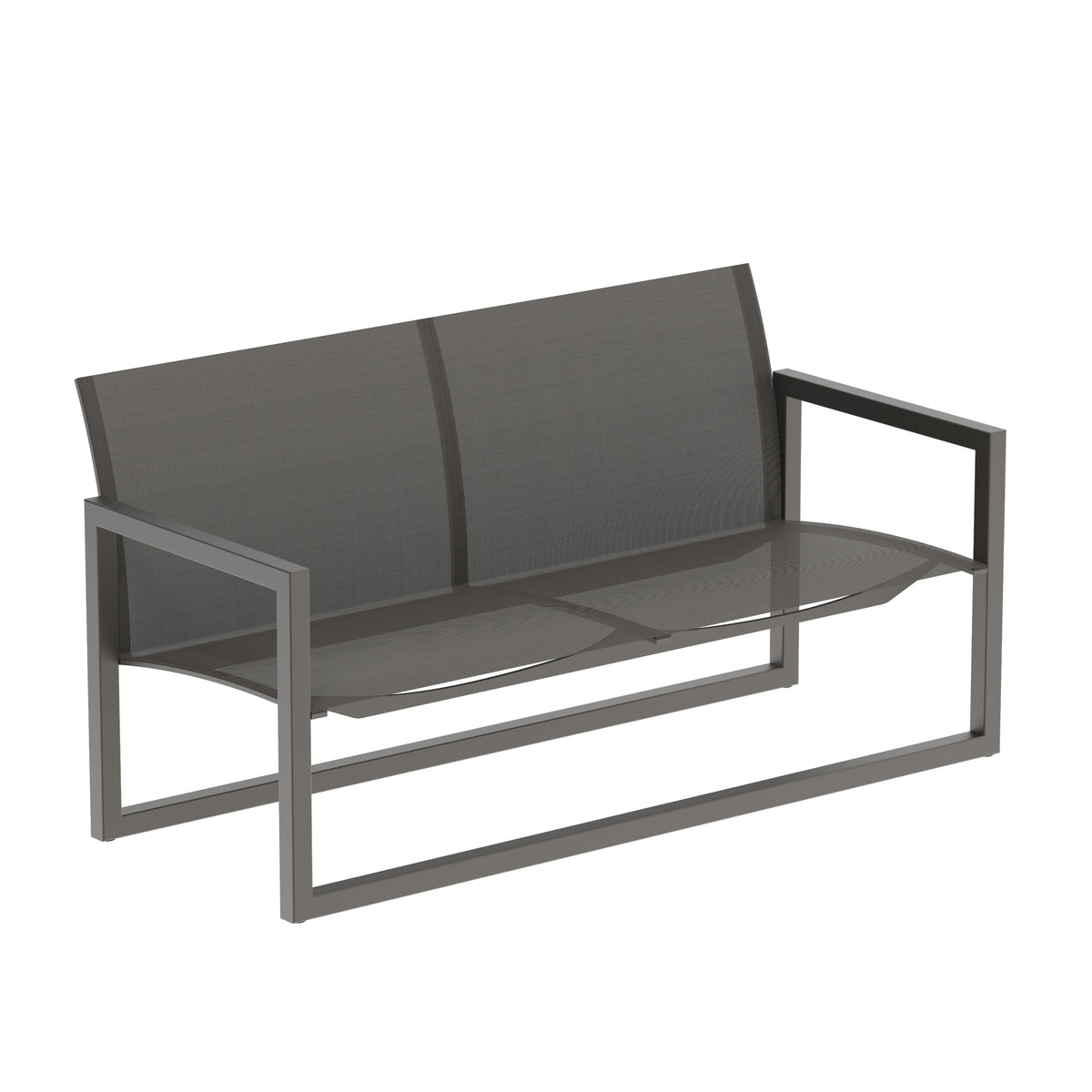 Royal Botania Ninix Bank, Gestell bronze, Batyline graphit (graphite)