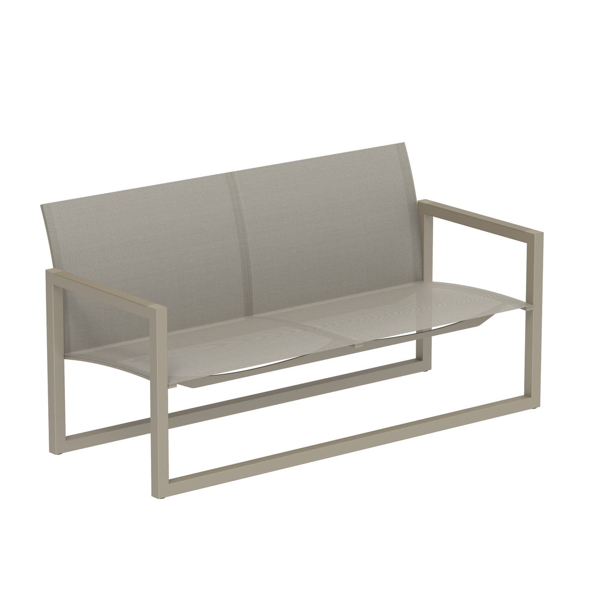 Royal Botania Ninix Bank, Gestell sand, Batyline perlgrau (pearl grey)