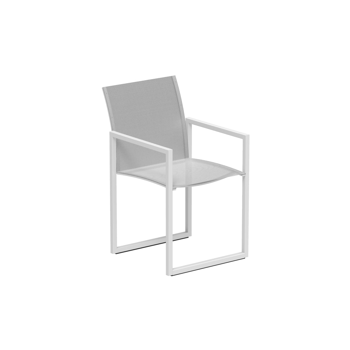 Royal Botania Ninix Stuhl, Gestell weiß, Batyline weiß (white)