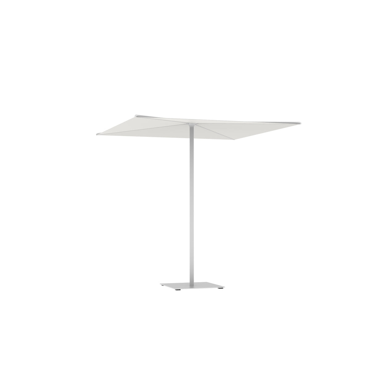 Royal Botania Oazz Sonnenschirm 2,2 x 2,2 m, Gestell weiß, Bespannung weiß (white)