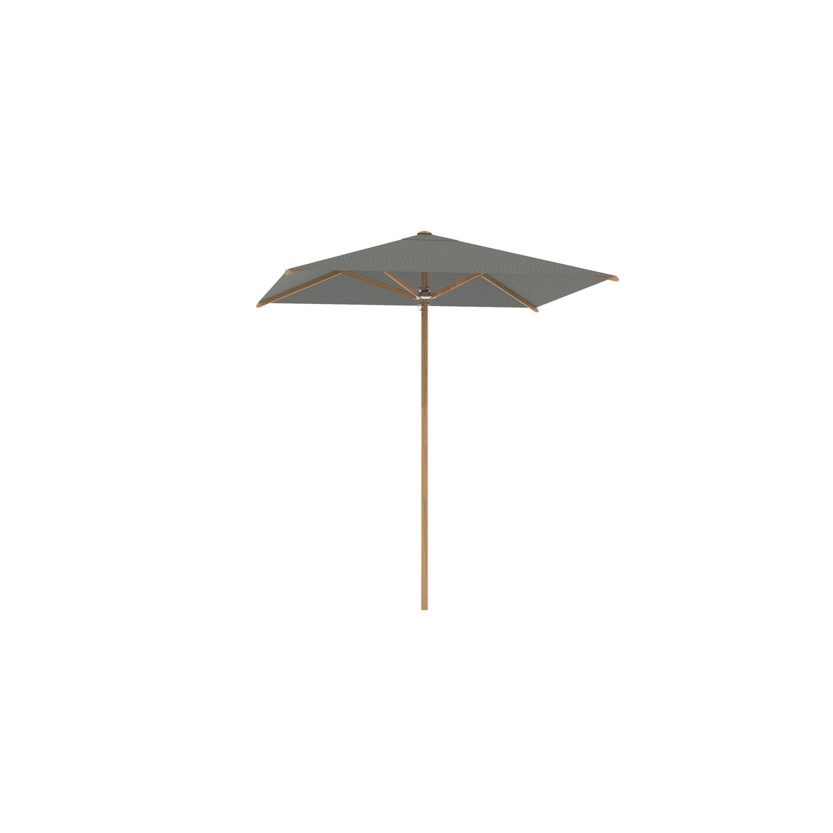 Royal Botania Shady Slim Sonnenschirm 2,2 x 2,2 m, Bespannung rock