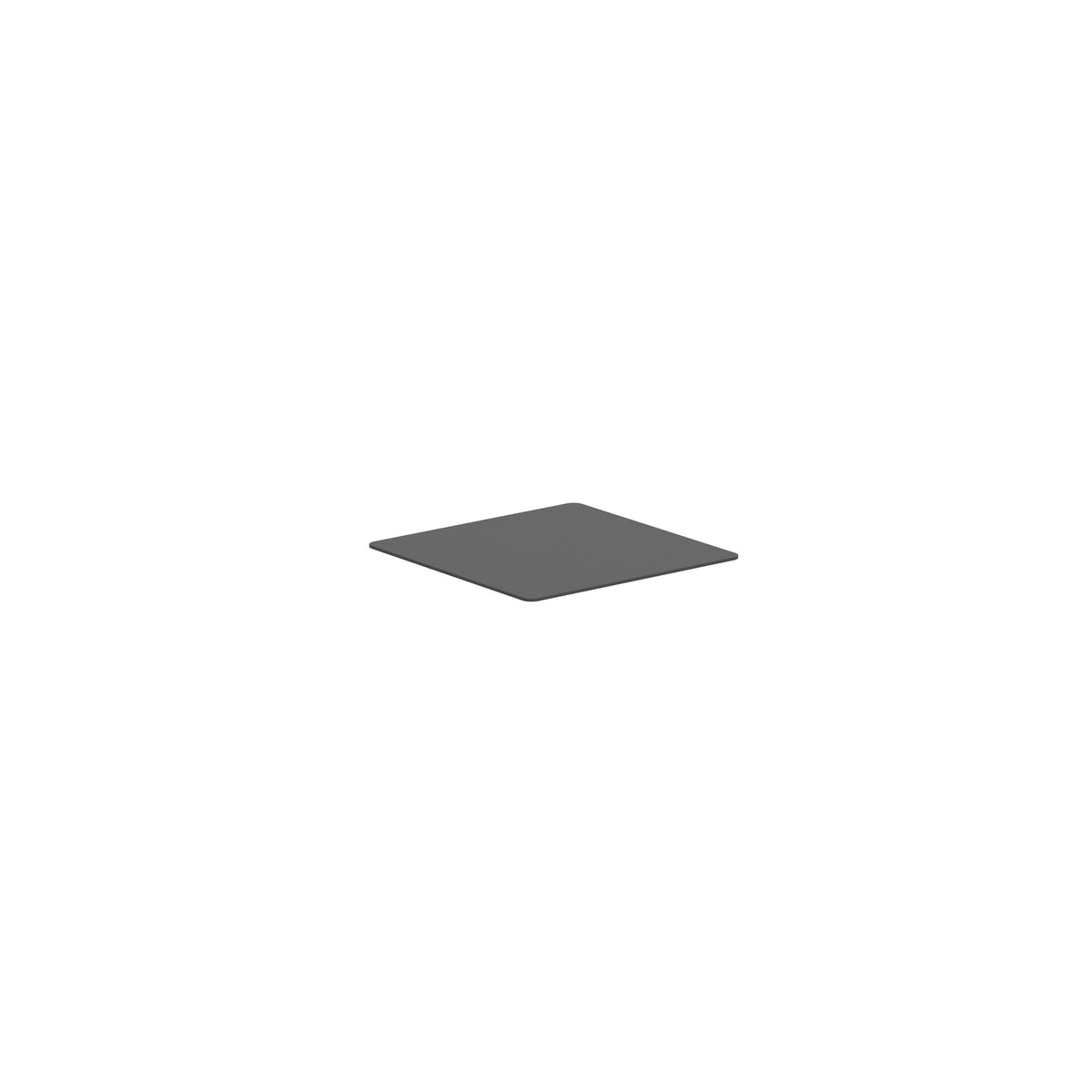 Royal Botania Alura Lounge Tischplatte – 80 × 80 cm · Keramik grau-braun geädert (Strato Quartz)