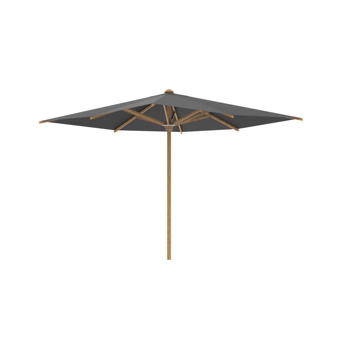 Royal Botania Shady Sonnenschirm 3 x 3 m, Mast Teak