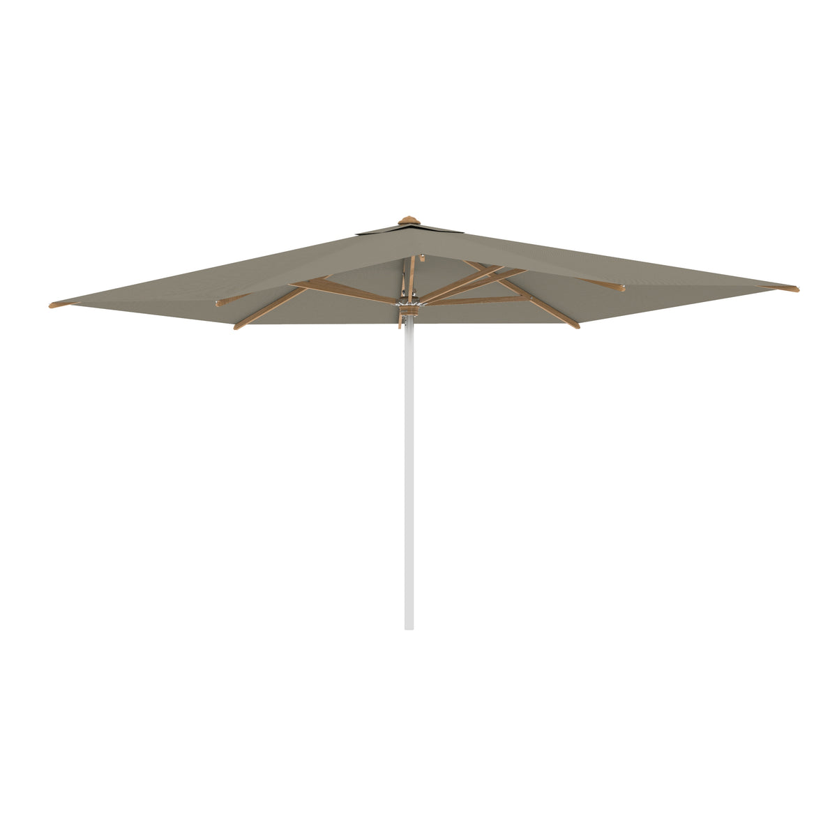 Royal Botania Shady Sonnenschirm 3 x 4 m, Mast Edelstahl elektropoliert, Bespannung cappuccino