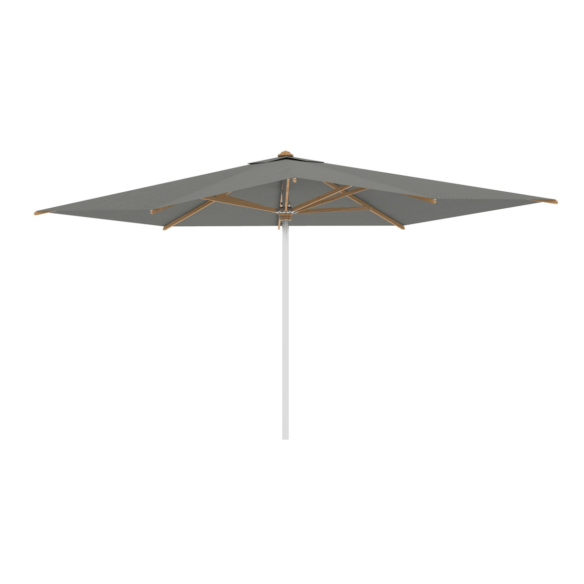 Royal Botania Shady Sonnenschirm 3 x 4 m, Mast Edelstahl elektropoliert, Bespannung rock