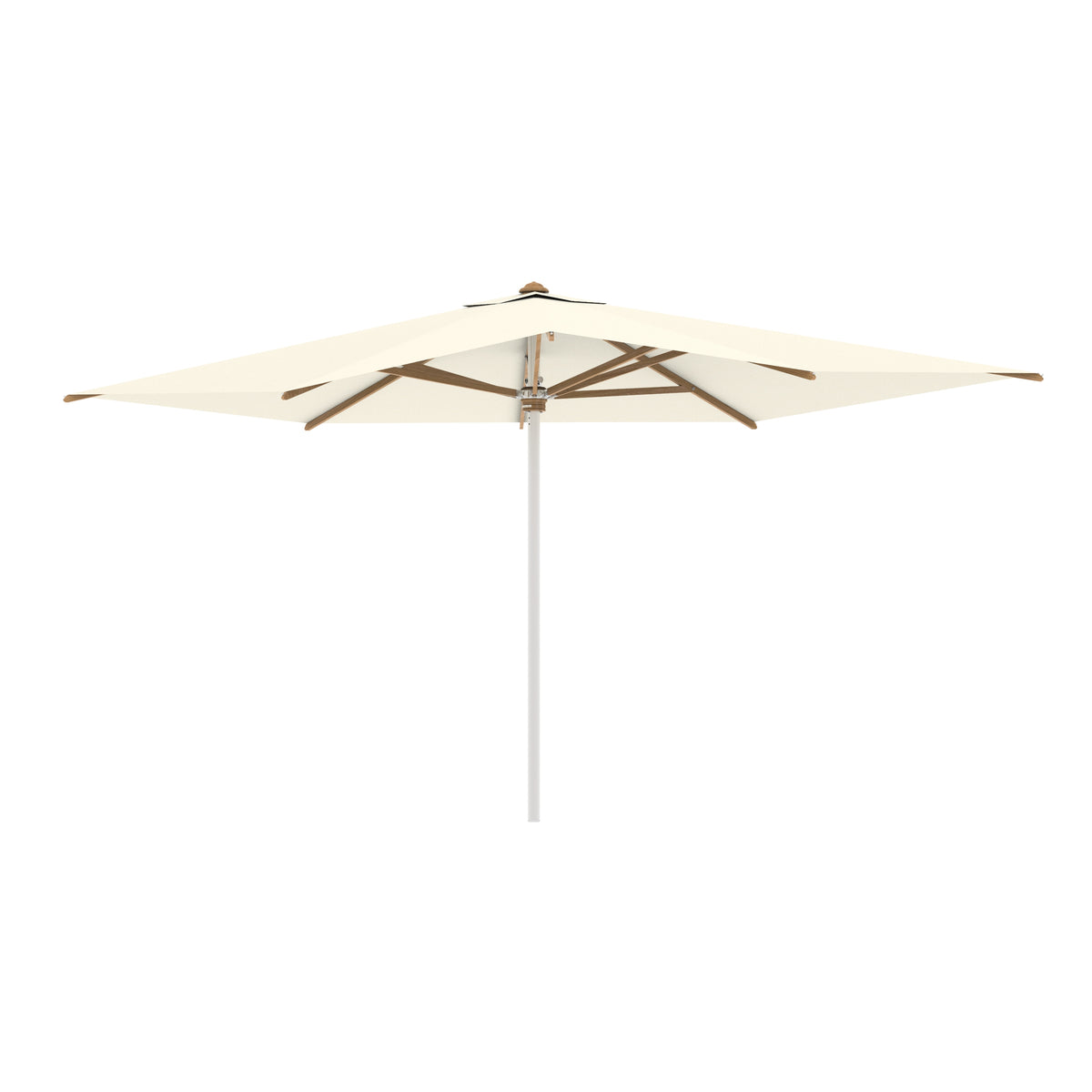 Royal Botania Shady Sonnenschirm 3 x 4 m, Mast Edelstahl, Bespannung ecru