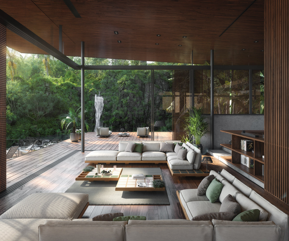 Royal Botania Mozaix Lounge im Außenbereich
