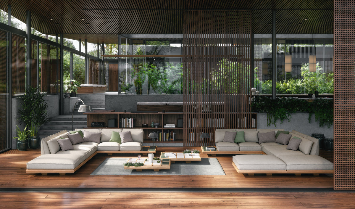 Royal Botania Mozaix Lounge im Außenbereich
