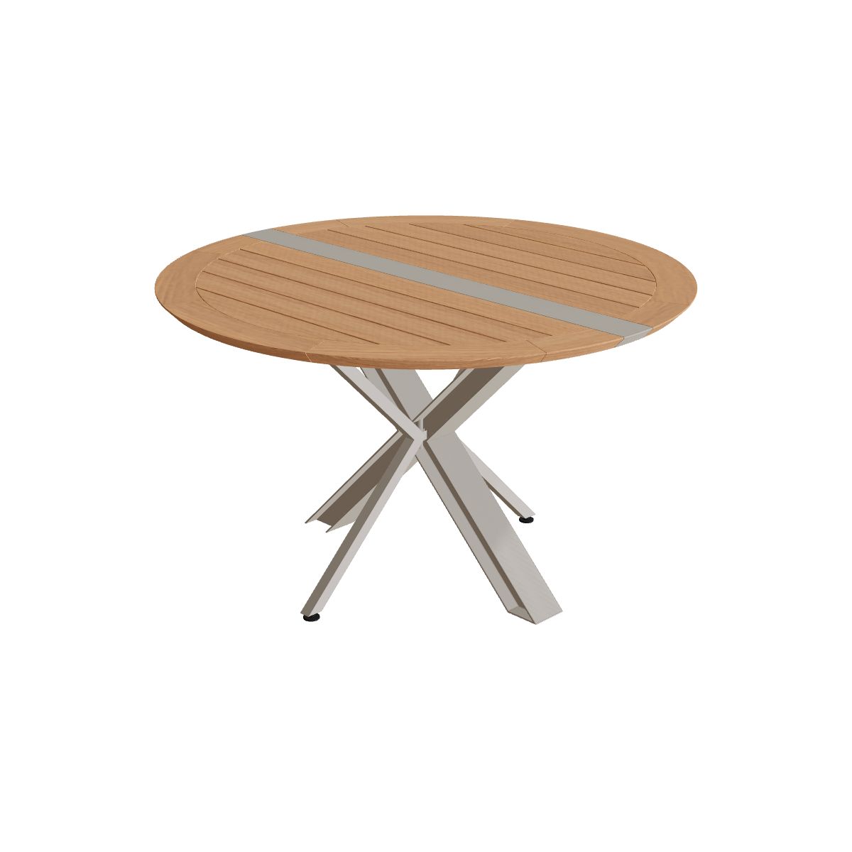 Royal Botania Traverse Klapptisch rund Ø 130 cm, Gestell pebble