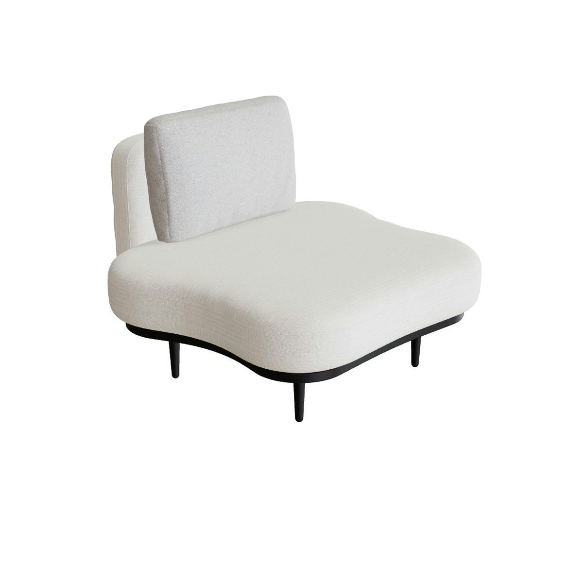 Royal Botania Organix Lounge Tisch 05 – bronze · Keramik weiß (white)