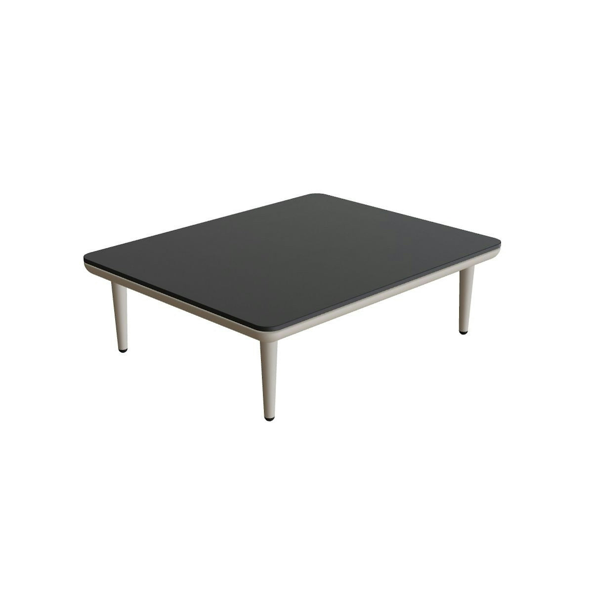 Royal Botania Styletto Lounge Tisch 72 x 90 cm – pebble · Keramik schwarz (black)