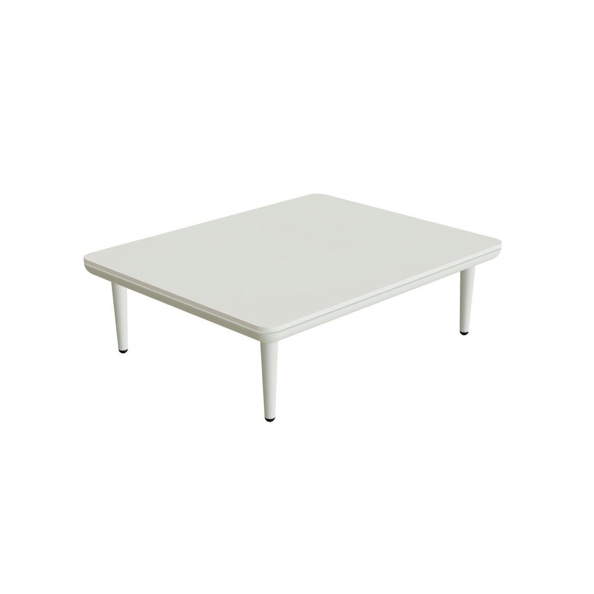 Royal Botania Styletto Lounge Tisch 72 x 90 cm – weiß · Keramik weiß (white)