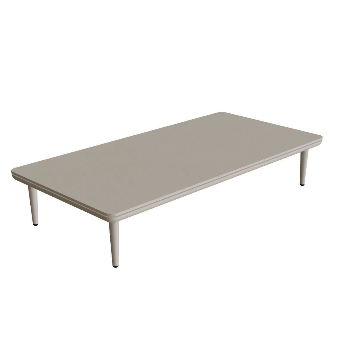 Royal Botania Styletto Lounge Tisch 144 x 72 cm – pebble · Keramik perlgrau (Pearl Grey)