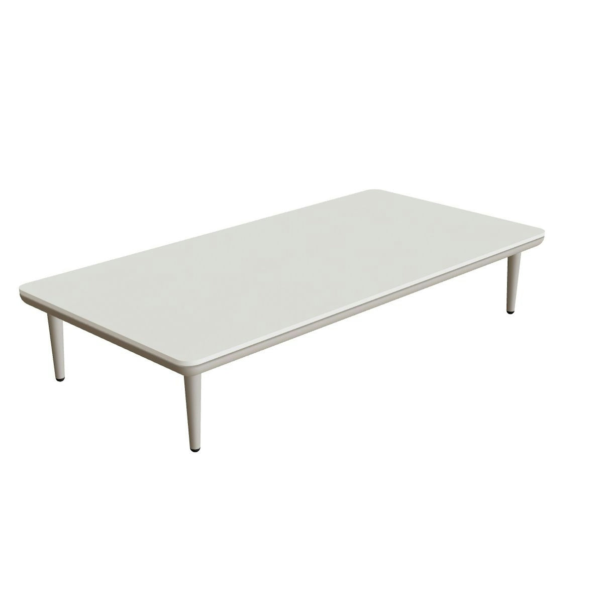Royal Botania Styletto Lounge Tisch 144 x 72 cm – pebble · Keramik weiß (white)