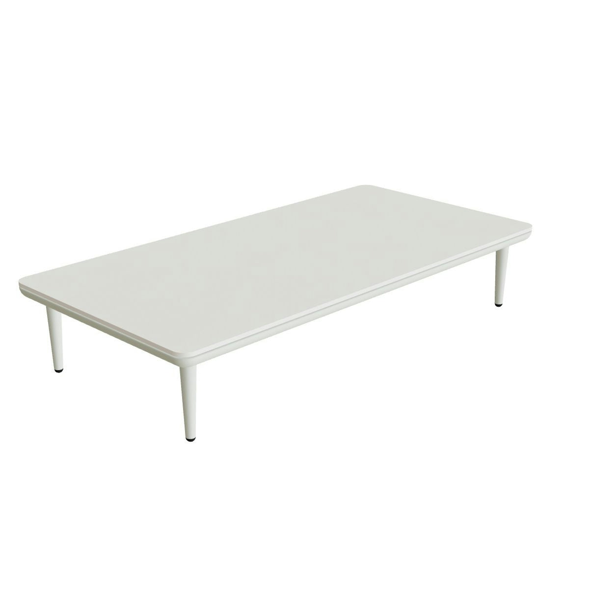 Royal Botania Styletto Lounge Tisch 144 x 72 cm – weiß · Keramik weiß (white)