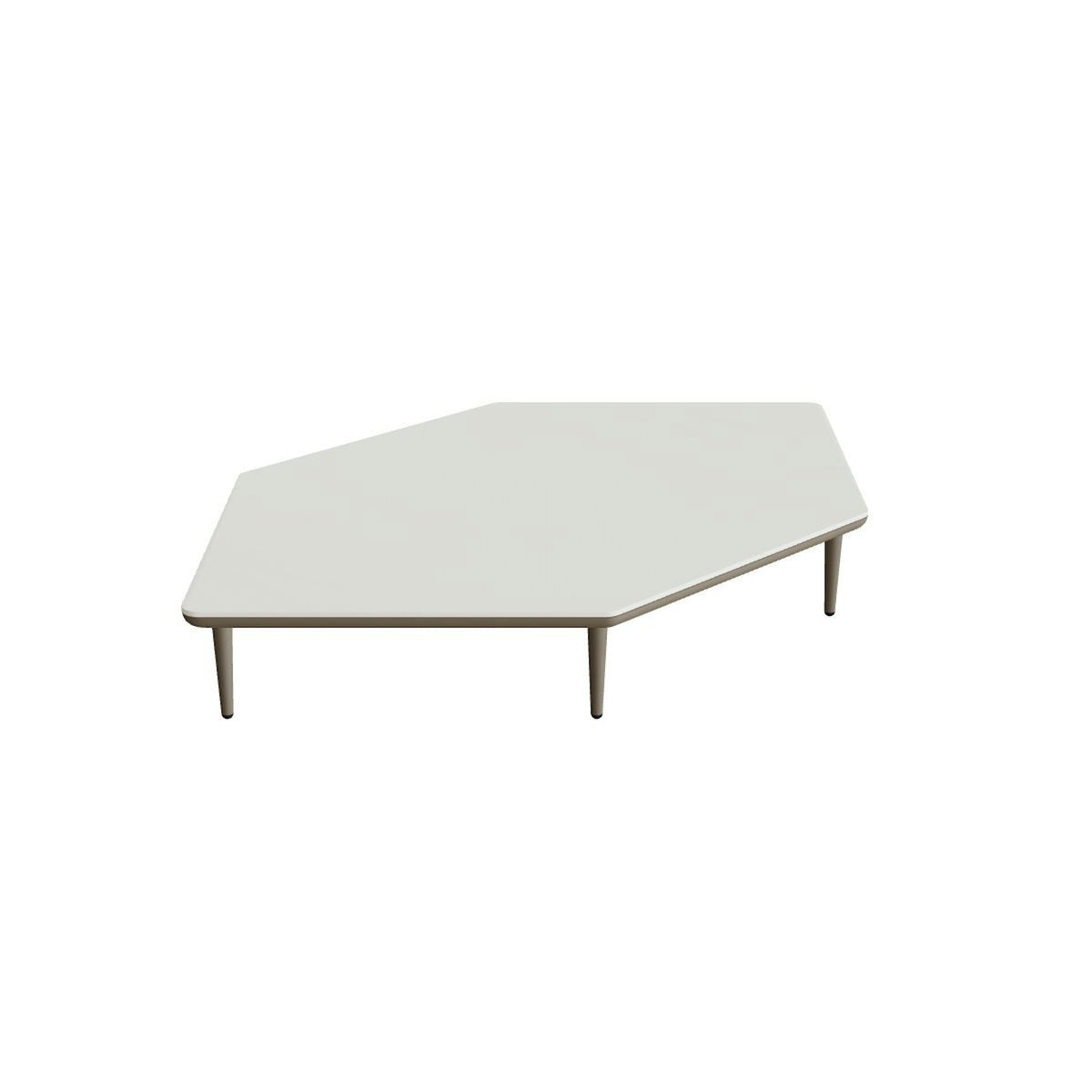 Royal Botania Styletto Lounge Twin Seat Tisch – sand · Keramik weiß (white)