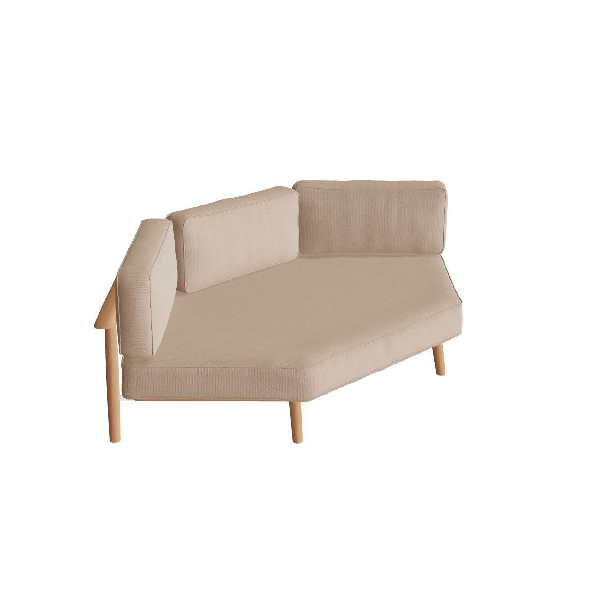 Royal Botania Mambo Lounge Twin Seat Daybed, Teakgestell