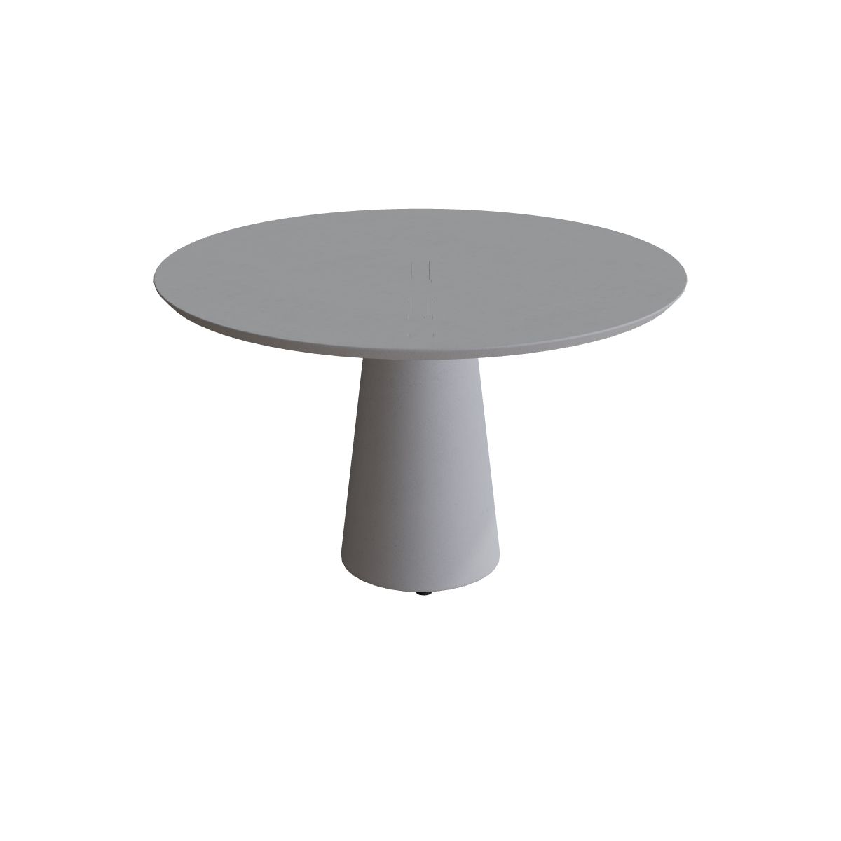 Royal Botania Conix Tisch rund 120 cm, Esstisch, Sockel zementgrau (cement grey), Beton