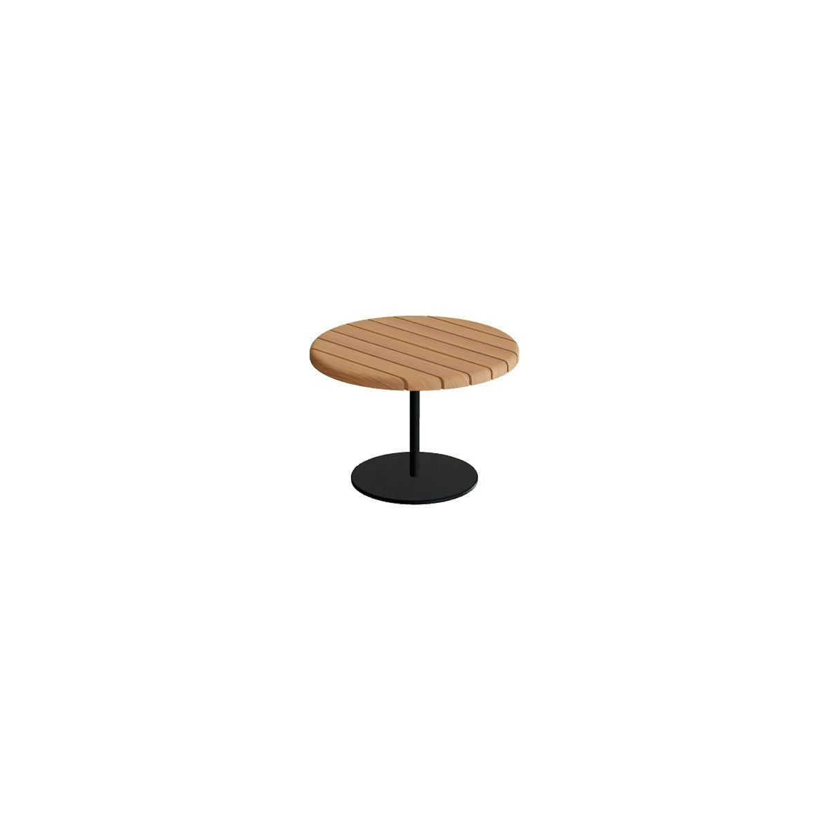 Royal Botania Butler Beistelltisch 40 cm niedrig – anthrazit · Teak