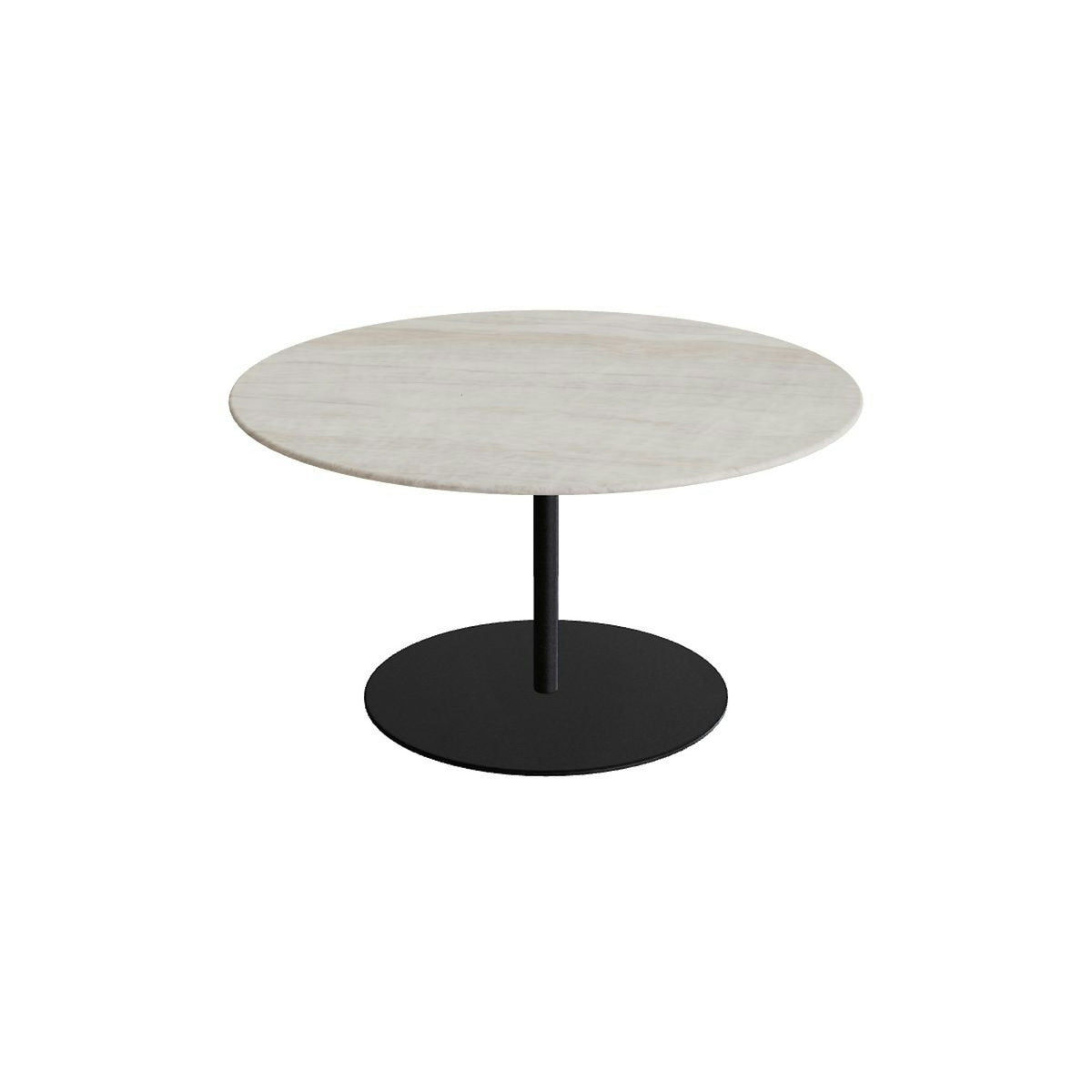 Royal Botania Butler Loungetisch 90 cm – bronze · Keramik grau-braun geädert (Strato Quartz)