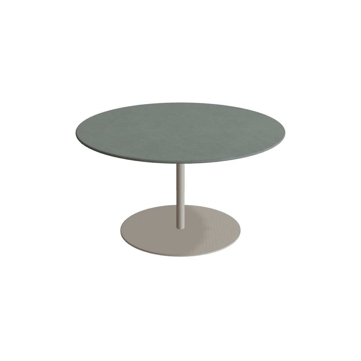 Royal Botania Butler Loungetisch 90 cm, Gestell pebble, Keramik steingrün (Verdezza Amazon)