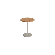Royal Botania Butler Beistelltisch 40 cm hoch, Gestell pebble, Teak