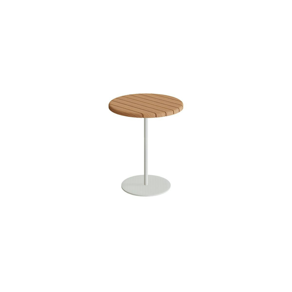 Royal Botania Butler Beistelltisch 40 cm hoch – weiß · Teak