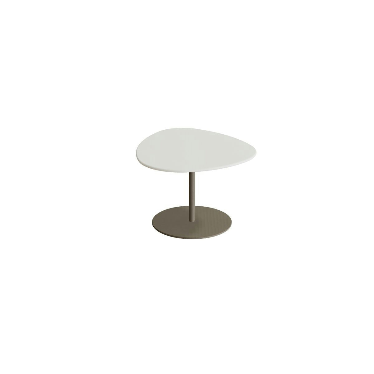 Royal Botania Butler Beistelltisch Plektrum – sand · Keramik weiß (white)