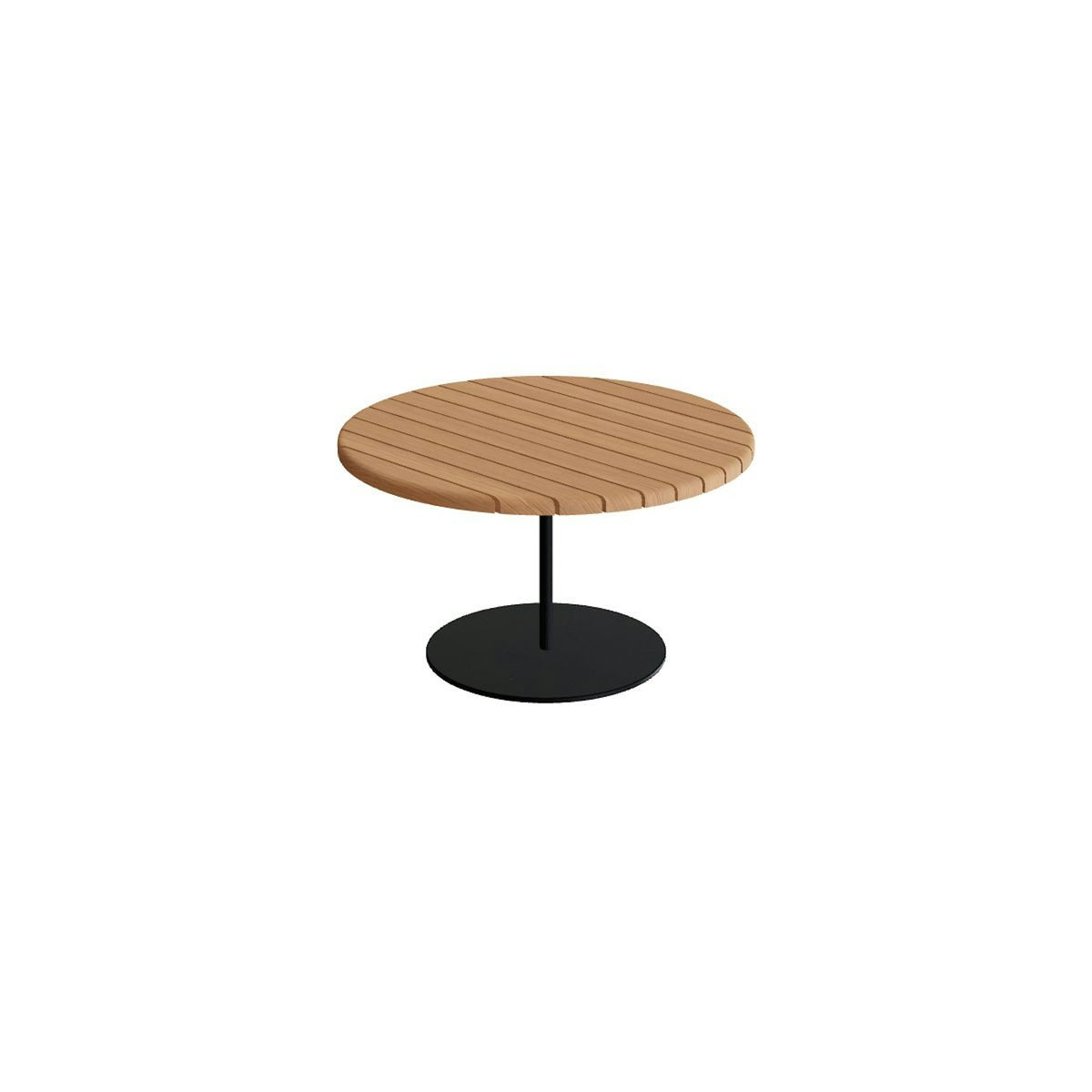 Royal Botania Butler Beistelltisch 60 cm – anthrazit · Teak