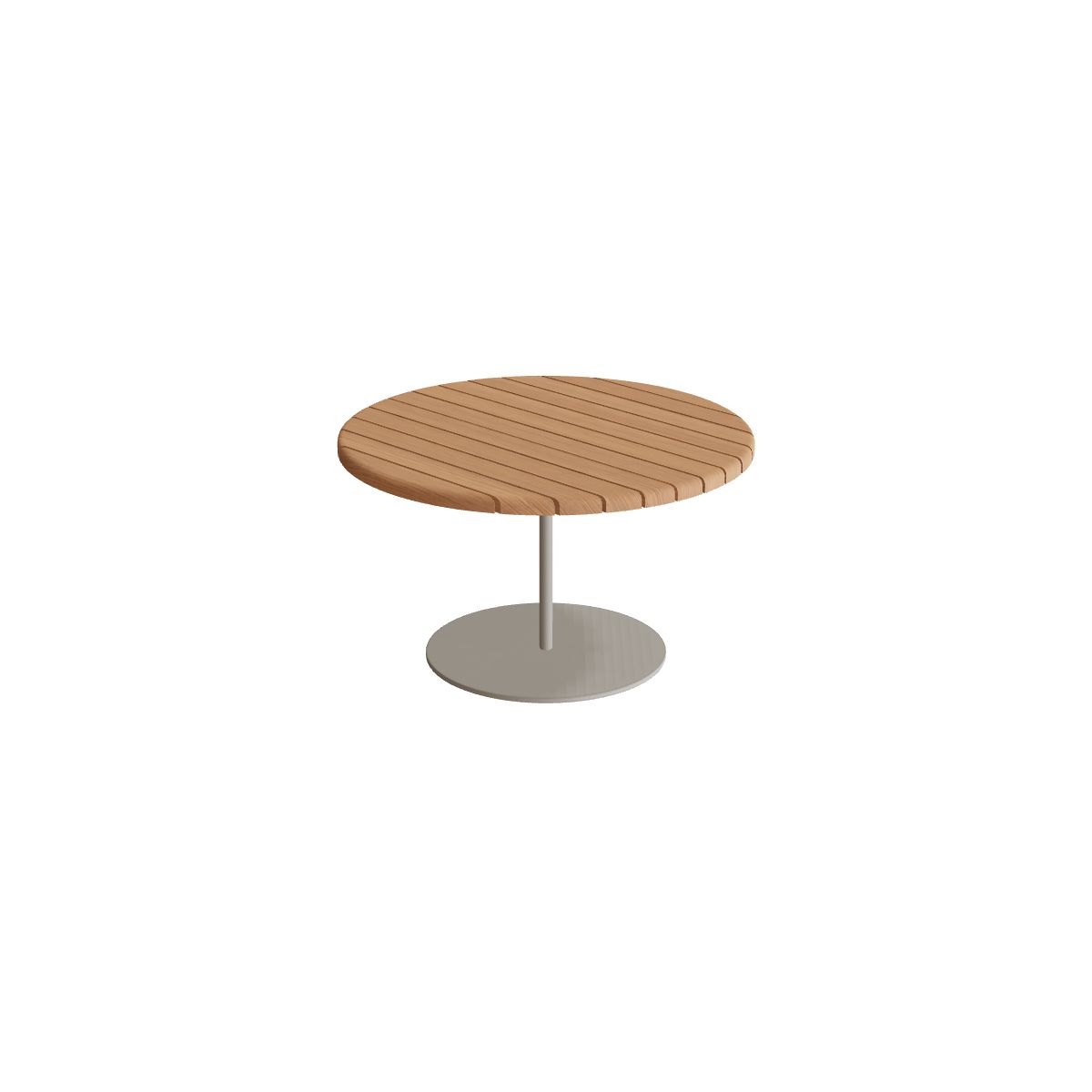 Royal Botania Butler Beistelltisch 60 cm, Gestell pebble, Teak