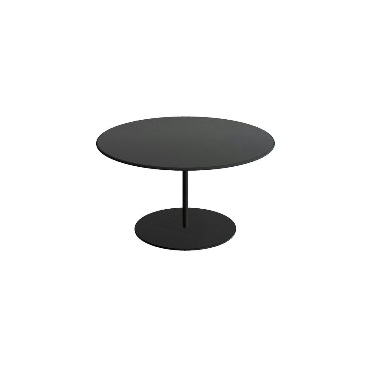 Royal Botania Butler Loungetisch 75 cm – bronze · Keramik schwarz (black)