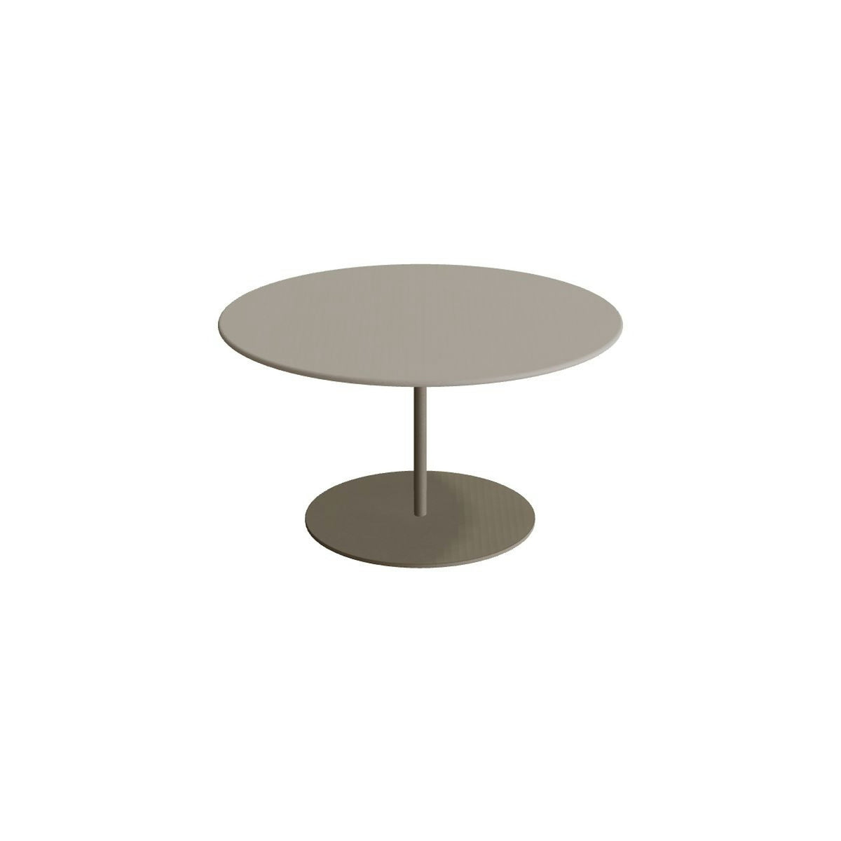 Royal Botania Butler Loungetisch 75 cm – sand · Keramik perlgrau (Pearl Grey)