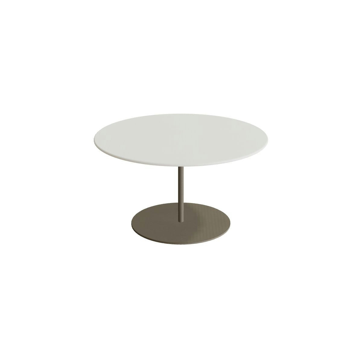Royal Botania Butler Loungetisch 75 cm – sand · Keramik weiß (white)